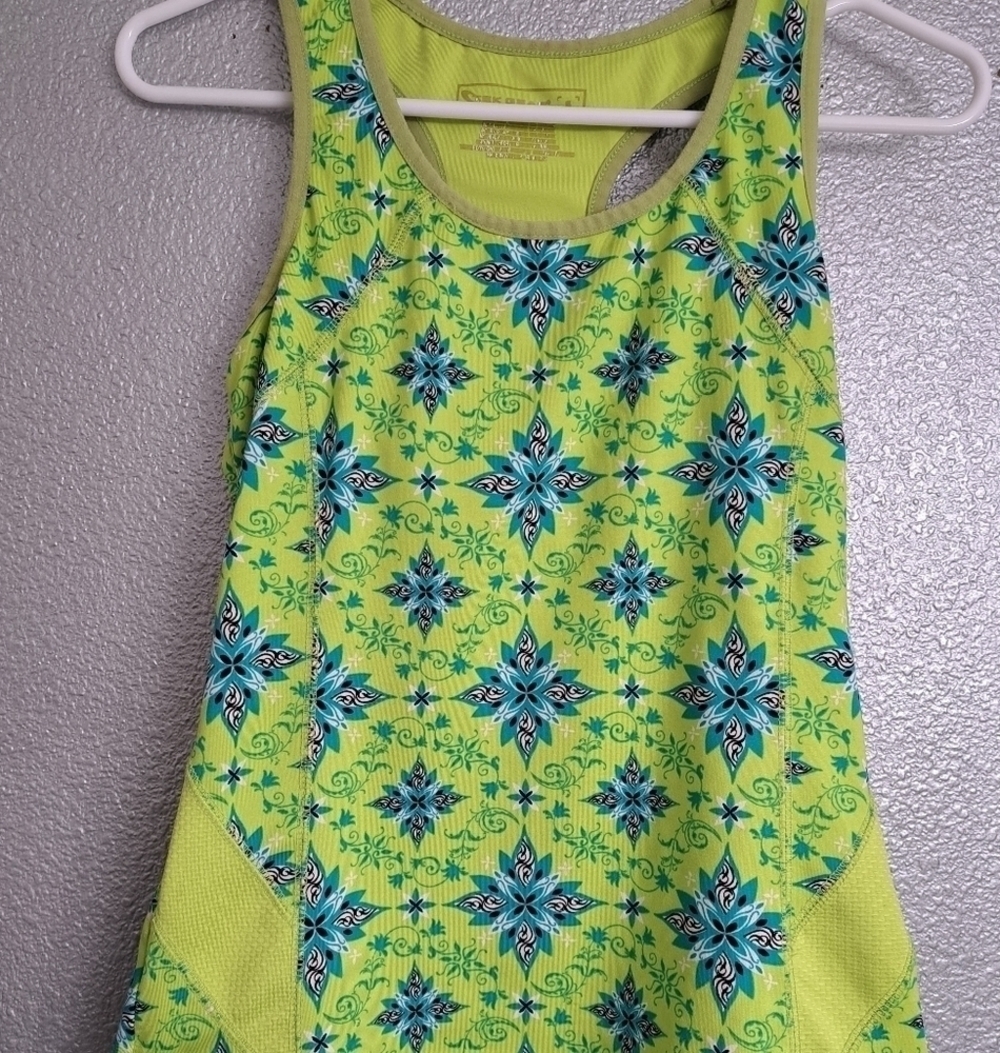 Tek Gear Floral Athletic Top Size S